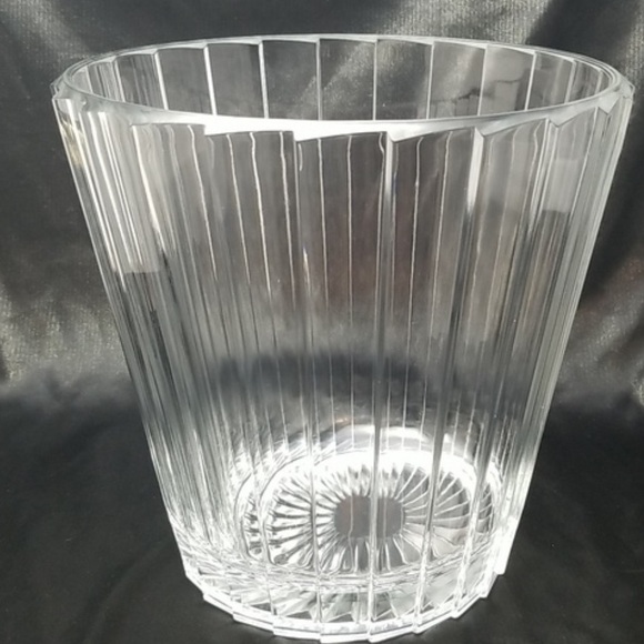 NWT BLOCK Lead Crystal Large Ice Bucket 24% leaded Crystal - Picture 2 of 6
